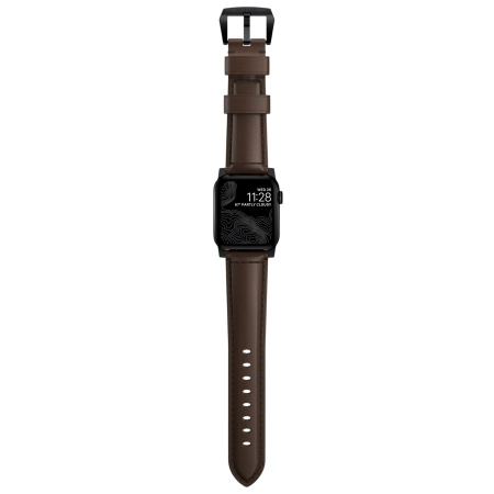 Ремешок Nomad Traditional Band для Apple Watch 44/45/46/49mm Rustic Brown / Black Hardware