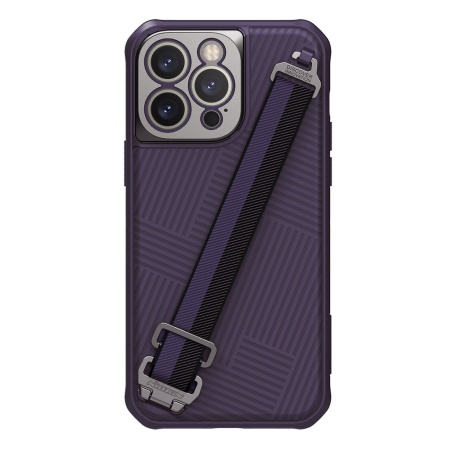 Чехол Nillkin для iPhone 14 Pro Max Strap Magnetic Dark Purple