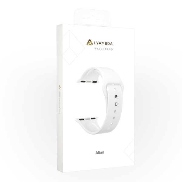 Ремешок Lyambda Altair для Apple Watch 38-41 мм White