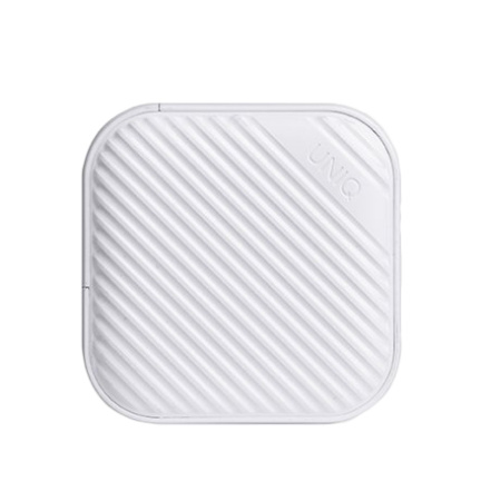 Сетевая зарядка Uniq Verge Pro Gan 2 USB-C + USB-A Smart IQ (66W) White
