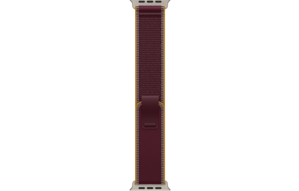 Часы Apple Watch Ultra 4 (2026) 49mm Natural Titanium Case with Burgundy Trail Loop - Medium (GPS + Cellular)