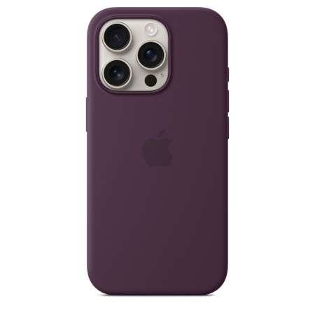 Чехол Apple iPhone 16 Pro Silicone Case with MagSafe Plum