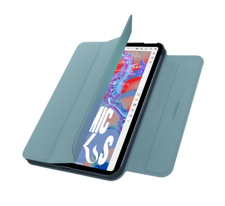 Чехол-книжка SwitchEasy Origami+ Folio Case с держателем для Apple Pencil для iPad mini 6 (2021) / 7 (2024)  Exquisite Blue