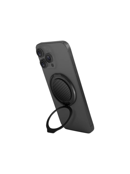 Магнитный держатель Uniq GripFit Premium 360 Magnetic Mount & Kickstand Carbon Black