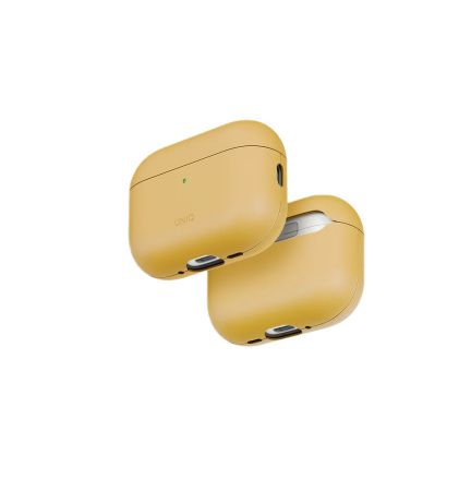 Чехол UNIQ Lyden Vex Leatherette для Airpods Pro 3 Canary Yellow
