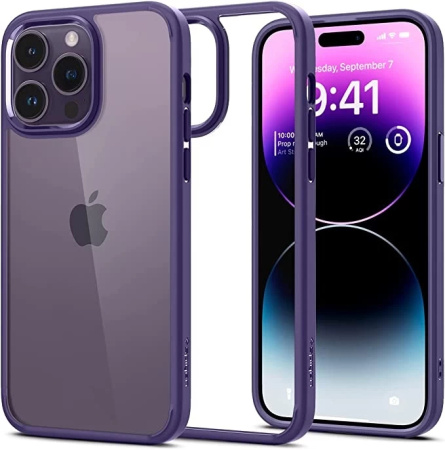 Защитный чехол Spigen Ultra Hybrid для iPhone 14 Pro Deep Purple