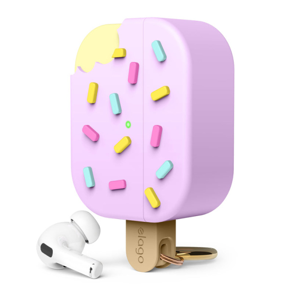 Чехол Elago Ice Cream Silicone Hang Case для AirPods Pro 2 Lavender