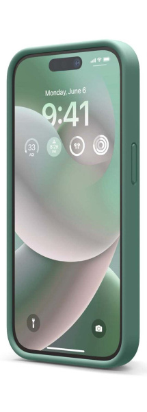 Чехол Elago для iPhone 14 Pro Premium Silicone Case Midnight Green