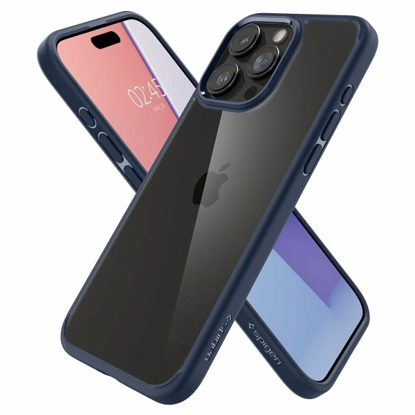 Защитный чехол Spigen Ultra Hybrid для iPhone 15 Pro Navy Blue