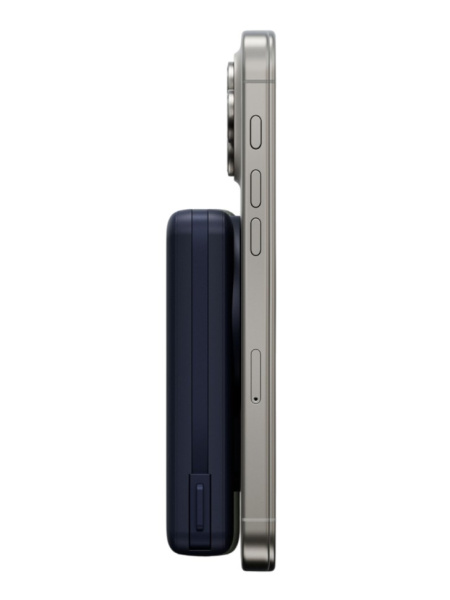 Внешний аккумулятор Energea MagPac PRO Plus (CCC) 10000mAh Magsafe QI2 15W USB-C 20W with cable and Stand Blue