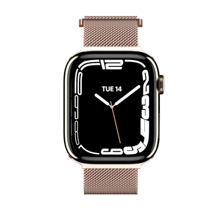 Ремешок Switcheasy Mesh Stainless Steel Apple Watch Loop для Apple Watch 42/44/45/49mm Rose Gold