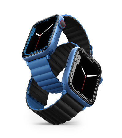 Ремешок Uniq для Apple Watch 38-41 mm Revix Reversible Magnetic Blue/Black Ремешок Uniq для Apple Watch 38-41 mm Revix Reversible Magnetic Blue/Black