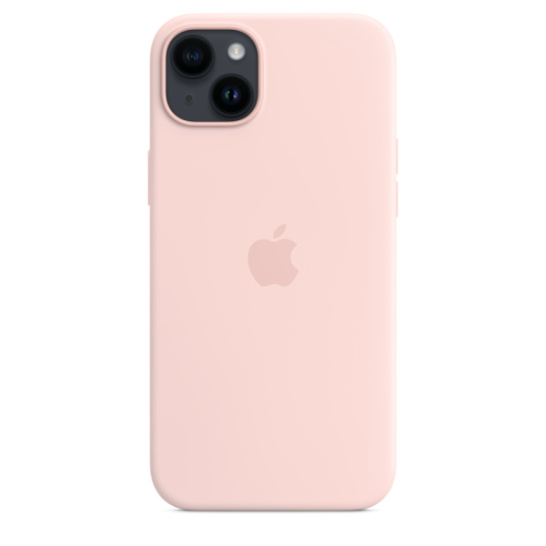 Чехол Apple iPhone 14 Plus Silicone Case with MagSafe Chalk Pink