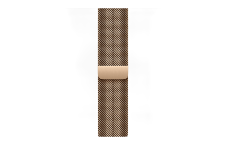 Часы Apple Watch Series 10 46mm Gold Titanium Case with Gold Milanese Loop (GPS + LTE) (размер S/M)