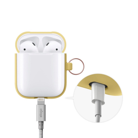 Чехол Elago для AirPods Hang Case Yellow