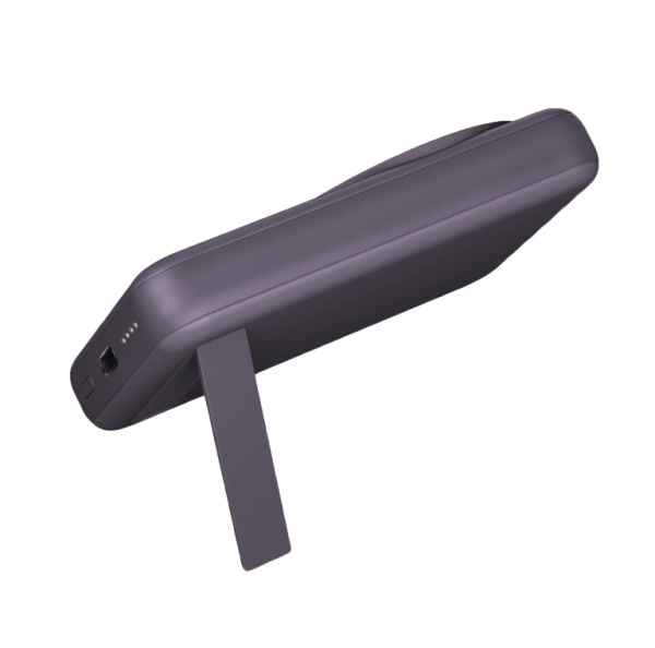 Внешний аккумулятор EnergEA MagPac MINI 10.000mAh Magnetic wireless 15W USB-C 20W ultra-slim with stand Purple