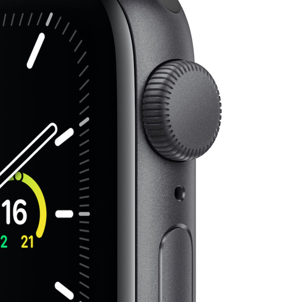 Часы Apple Watch SE 44mm Space Gray Aluminum Case with Midnight Sport Band (GPS + Cellular)
