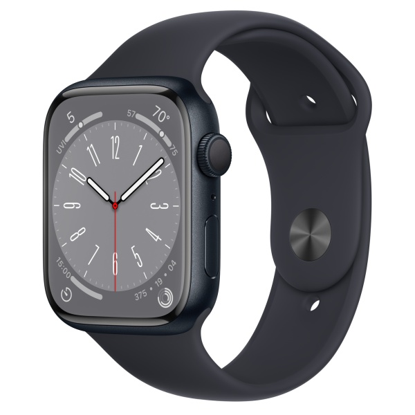 Apple Watch Series 8 41mm Midnight Aluminum Case with Midnight Sport Band (GPS)