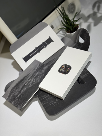 Часы Apple Watch Ultra 2 (2024) 49mm Black Titanium Case with Black Ocean Band Б/У