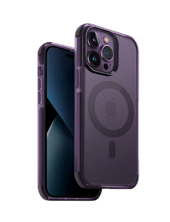 Чехол Uniq для iPhone 14 Pro Max Combat MagClick Purple