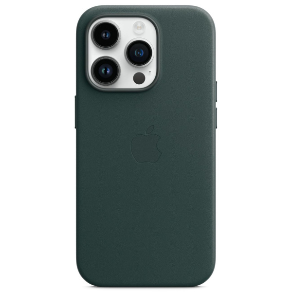 Чехол Apple iPhone 14 Pro Leather Case with MagSafe Forest Green