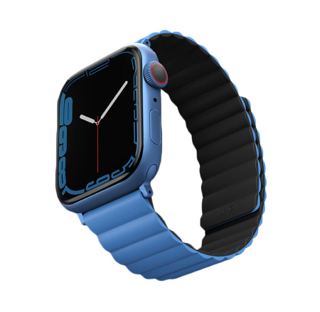 Ремешок Uniq для Apple Watch 38-41 mm Revix Reversible Magnetic Blue/Black Ремешок Uniq для Apple Watch 38-41 mm Revix Reversible Magnetic Blue/Black