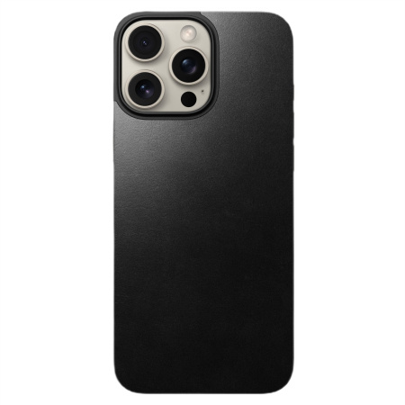 Чехол Nomad Magnetic Leather Back для iPhone 16 Pro Max Black