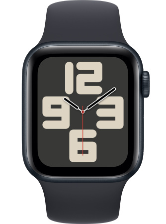 Часы Apple Watch SE (2023) 40mm Midnight Aluminum Case with Midnight Sport Band (GPS) (размер S/M)