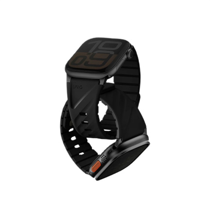 Ремешок Uniq для Apple Watch 40-49 mm FLUO Silicone Rubber Black Ремешок Uniq для Apple Watch 40-49 mm FLUO Silicone Rubber Black