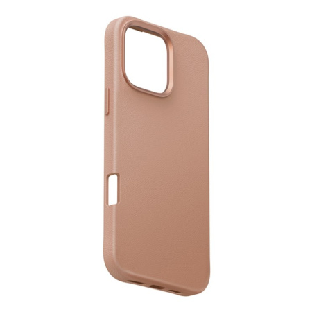 Защитный чехол Uniq Coehl Muse Leatherette MagSafe для iPhone 16 Pro с ремешком Dusty Nude