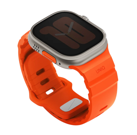 Ремешок Uniq для Apple Watch 44/45/46/49mm Alton Waterproof Silicone Flame Orange