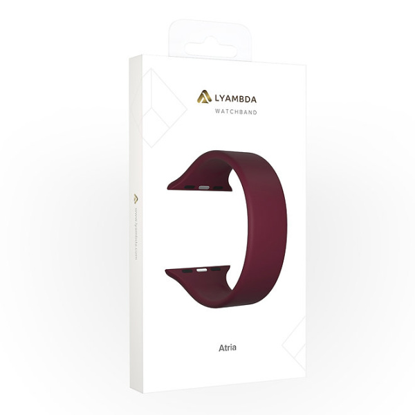 Ремешок Lyambda Atria для Apple Watch 38-41 мм Wine Red