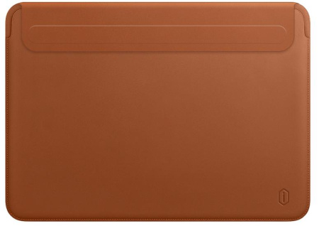 Чехол для MacBook Pro 14 WIWU Skin New Pro 2 Leather Sleeve Brown