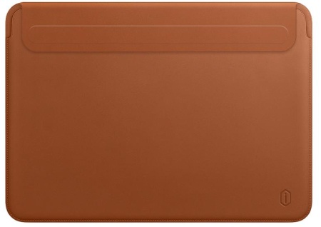 Чехол для MacBook Pro 14 WIWU Skin New Pro 2 Leather Sleeve Brown