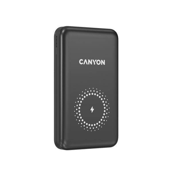 Внешний аккумулятор Canyon PB-1001 10000 mAh QC 3.0 / PD 18W Black