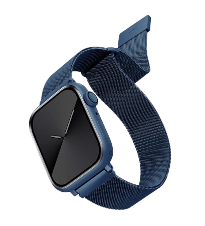 Ремешок для Apple Watch 38-41mm Uniq Dante Strap Mesh Steel Cobalt Blue