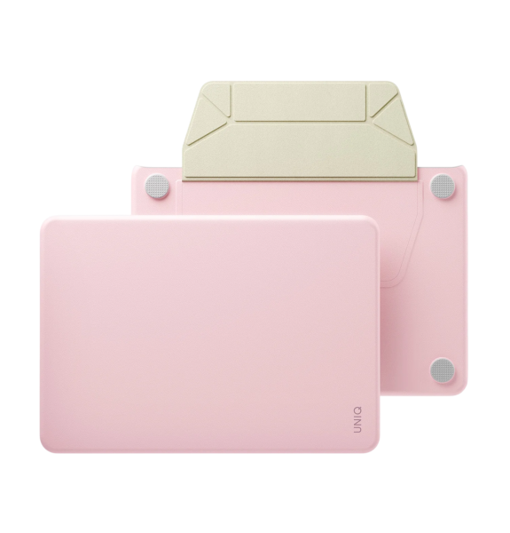 Защитный чехол Uniq Lyden Versa Laptop sleeve/stand для MacBook Neo 13 Petal Pink