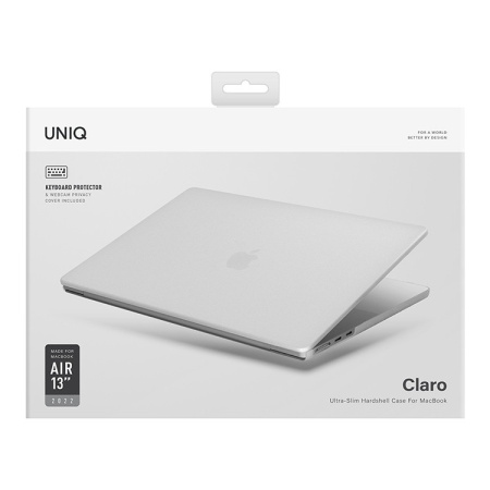 Чехол Uniq для Macbook Air 13 (2022) HUSK Pro CLARO Clear