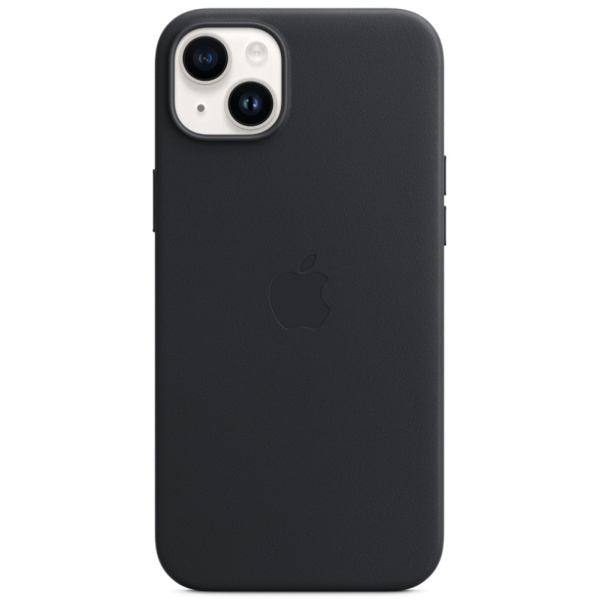 Чехол Apple iPhone 14 Plus Leather Case with MagSafe Midnight