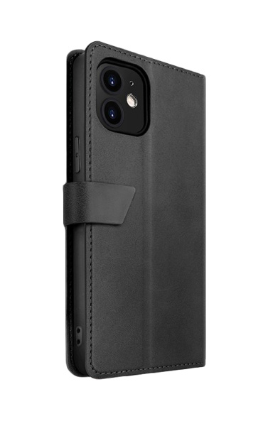 Чехол-книжка для iPhone 12 mini Uniq Journa Heritage Black