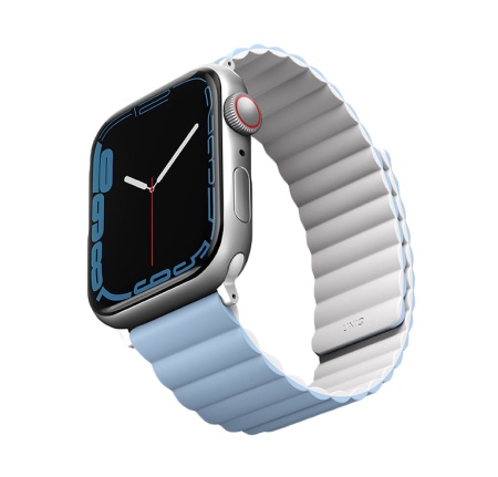 Ремешок Uniq для Apple Watch 38-41 mm Revix Reversible Magnetic White/Blue