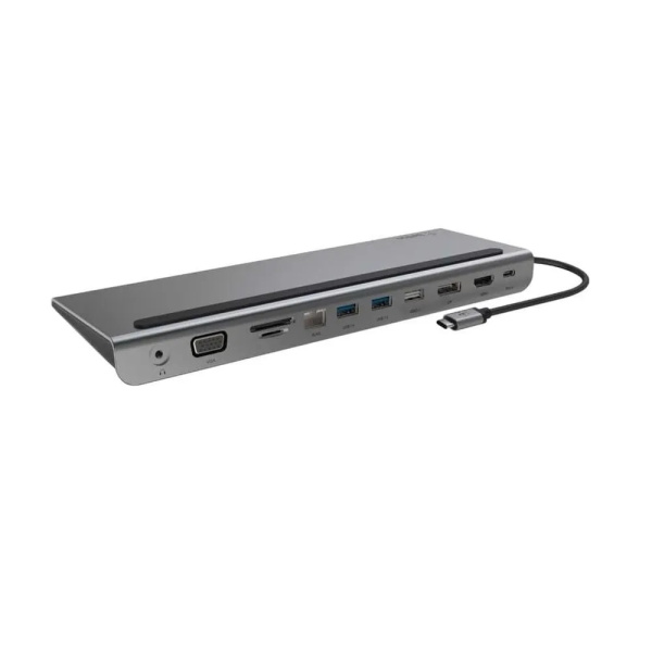 USB-хаб Belkin Connect USB-C 11-in-1 Multiport Dock Серый