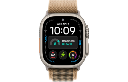 Часы Apple Watch Ultra 4 (2026) 49mm Natural Titanium Case with Desert Alpine Loop - Medium (GPS + Cellular)