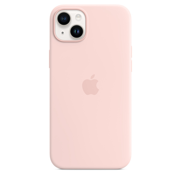 Чехол Apple iPhone 14 Plus Silicone Case with MagSafe Chalk Pink