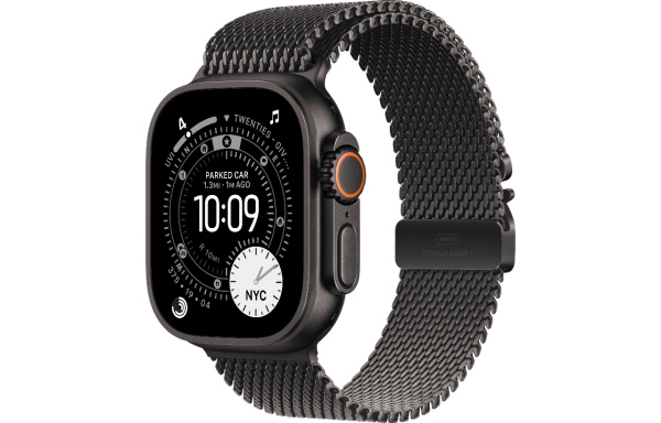 Часы Apple Watch Ultra 3 (2025) 49mm Black Titanium Case with Black Titanium Milanese Loop - Large (GPS + Cellular) Часы Apple Watch Ultra 3 (2025) 49mm Black Titanium Case with Black Titanium Milanese Loop - Large (GPS + Cellular)