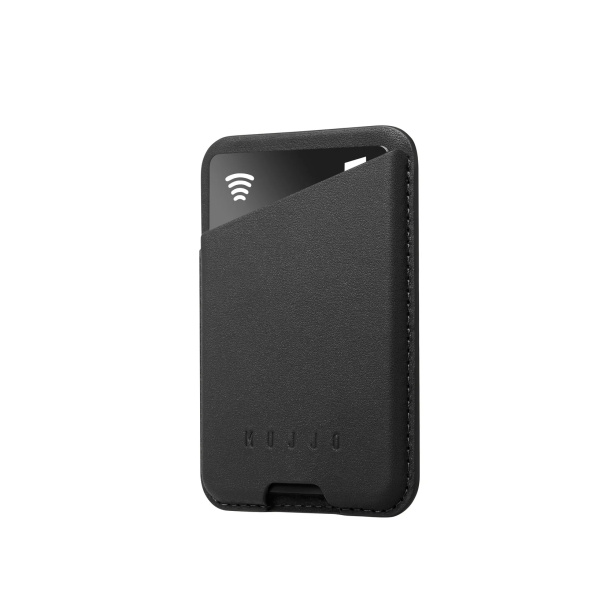 Магнитный бумажник Mujjo Full Leather Magnetic Wallet Black