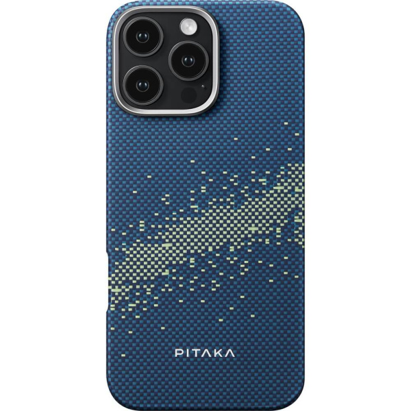 Чехол Pitaka StarPeak Tactile Woven case для iPhone 16 Pro Milky Way Galaxy