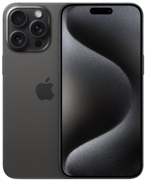 Смартфон Apple iPhone 15 Pro Max 256GB Black Titanium (Черный титан) nanoSIM + eSIM