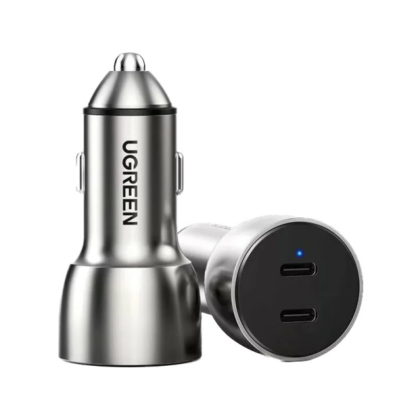 Автомобильное зарядное устройство UGREEN CD213 (70594) USB-C PD+USB-C PD 60W Fast Car Charger