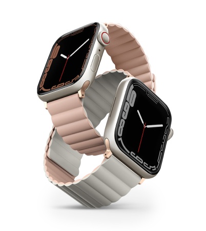 Ремешок Uniq для Apple Watch 38-41 mm Revix Reversible Magnetic Pink/Beige